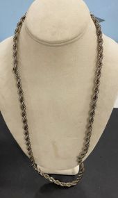 .925 Sterling Rope Necklace