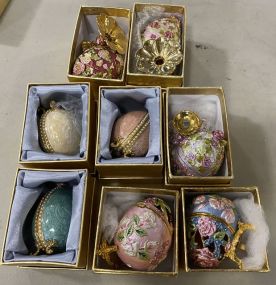 Collection of Rucinni Egg Trinket Boxes