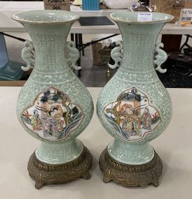 Pair of Porcelain Vases