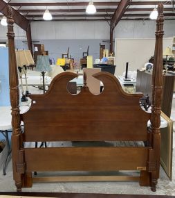 Repro Cherry Four Poster Rice Bed