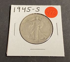 1945-S Waling Liberty Half Dollar