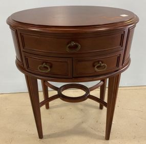 Bombay Cherry Oval Side Table