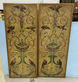 Pair of New Bird Wall Panels