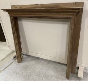 Antique Wood Mantle