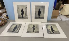 Four Silhouette Lithographs