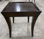 Contemporary Style Cherry Side Table