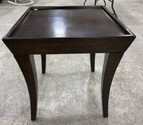Contemporary Style Cherry Side Table