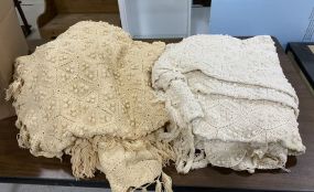 Two Crochet Bed Spreads/Throws