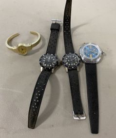 Four Wrist Watches