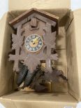 Vintage Wood Carved Cuckoo Clock