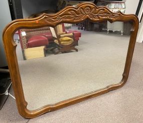 Wood Framed Dresser Mirror