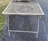 Wrought Iron Patio Side Table