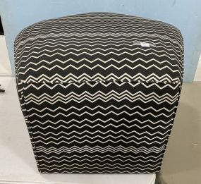 Upholstered Star Shape Ottoman