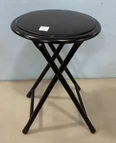 Small Modern Metal Fold Out Stool