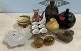 Assorted Collection of Porcelain and Pottery