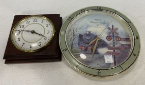 Two Decorative Wall Clocks