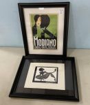 Two Decorative Framed Prints