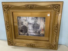 Ornate Framed Oriental Print