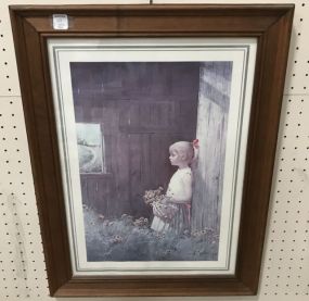 A. Sehring Print of Little Girl