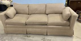 Used Upholstered Three Cushion Sofa