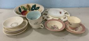 Group of Ceramic and Porcelain Serve Ware