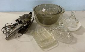 Cookware Glass Mixing Bowls, Jar, Dishes