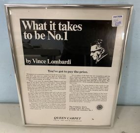 What it takes to be No. 1 by Vince Lombradi