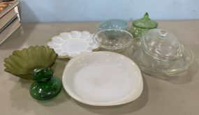 Group of Glassware and Porcelain Pieces