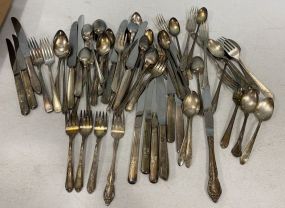 Group of Silver Plate Flatware