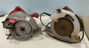 Skilsaw 2.3 HP, and Chicago Electric Circular Saws