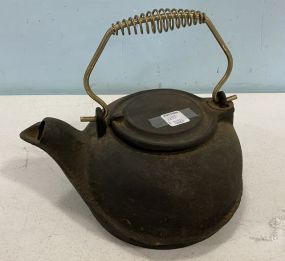 Antique Iron Kettle