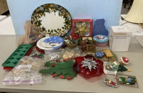 Large Collection of Christmas Decorations and Ornaments