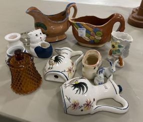 Group of Pottery Decor