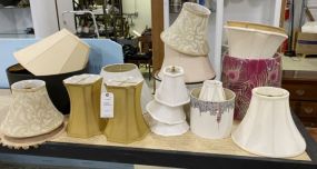 Large Group of Lamp Shades