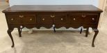 Queen Anne Mahogany Huntboard Sideboard