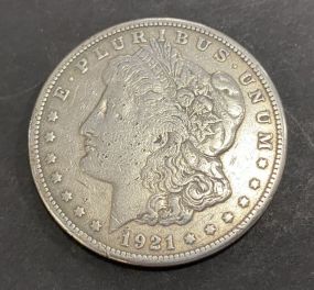 1921-S Morgan Silver Dollar