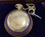 Illinois Watch Co. Pocket Watch With Case