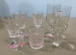 Six Assorted Waterford Crystal Glasses