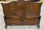 Drexel Burl Mahogany Full Size Bed