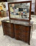 Table Rock Mahogany Double Serpentine Dresser