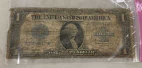 1923 $1 Dollar Large Currency Note