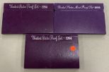 Three United States Proof Sets