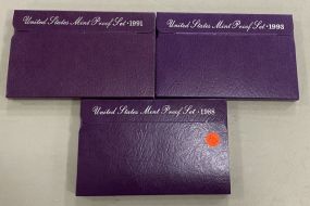 Three United States Proof Sets