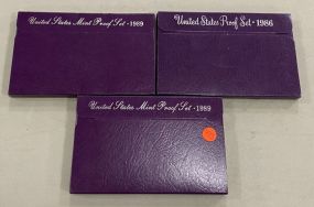 Three United States Proof Sets