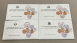 Four DP Uncirculated Coin Sets