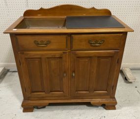 Cherry Early American Style Dry Sink