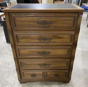 1970's Oak Chest of Drawers