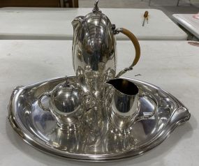 Flair 1847 Rogers Bros Silver Plate Tea Set