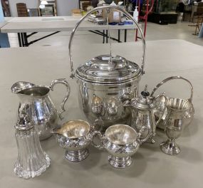 Group of Silver Plate Serving Pieces