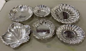 Group of Six Silver Plate Bowls